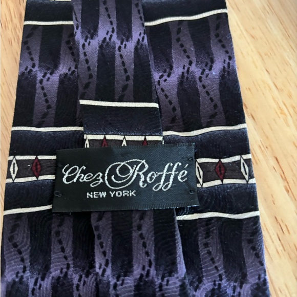 Chez Roffe New York Imported Men’s Necktie Multicolored Tie Made in the USA - Picture 4 of 4